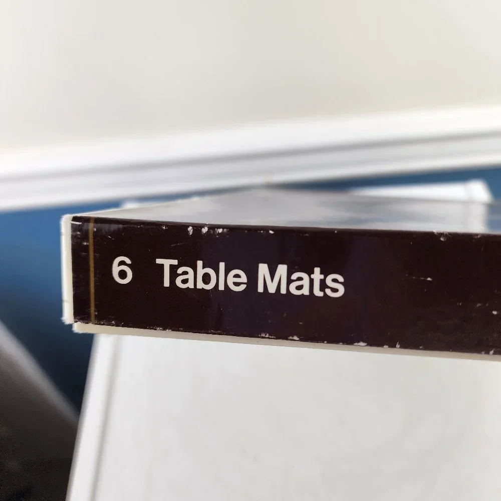 Clover Leaf Set of Four Shakespeare Table Mats England NWT